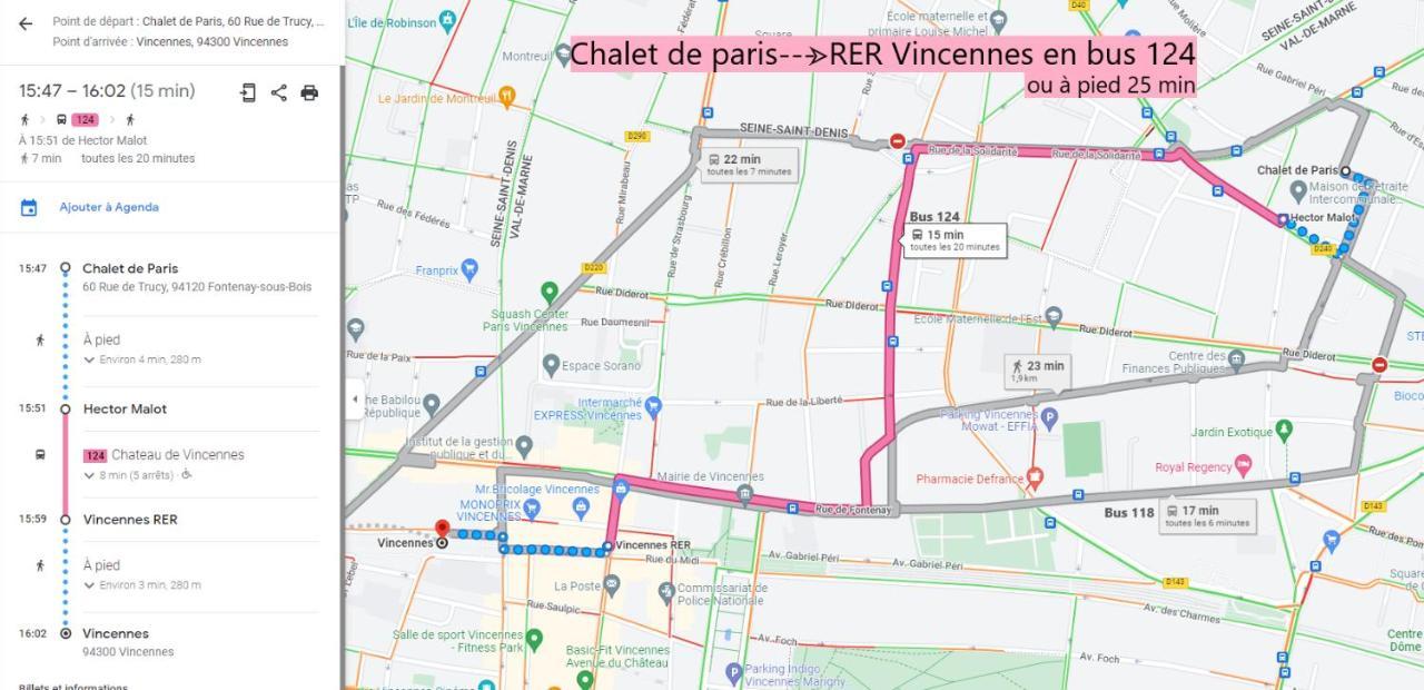 Chalet De Paris ฟอนตีเนย์-ซูส์-บัวส์ ภายนอก รูปภาพ